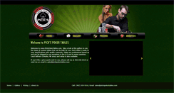 Desktop Screenshot of pickspokertables.com